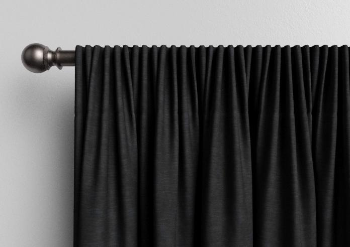 Tussah, Anthracite - Made to Measure Curtains - Image 9